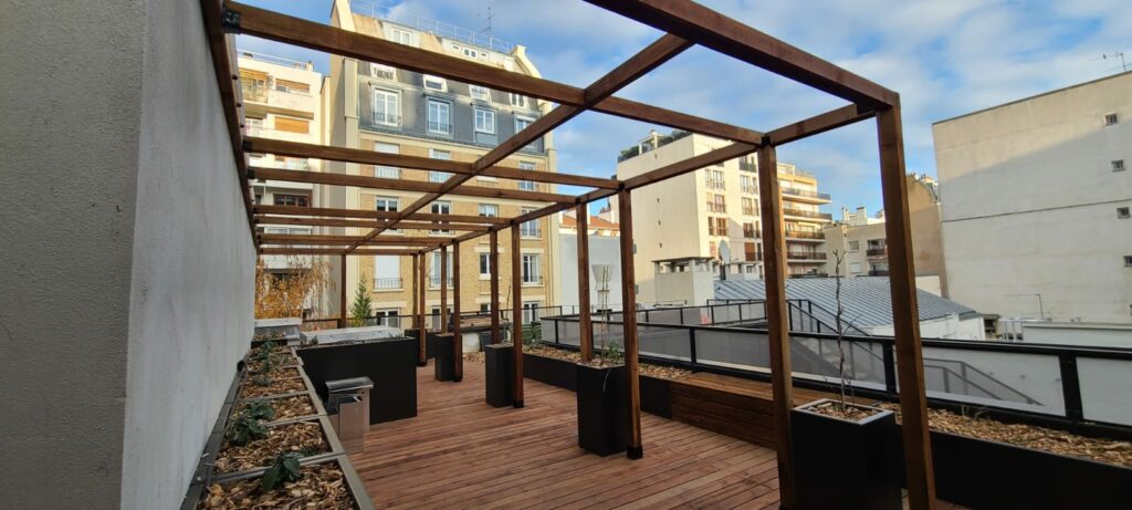 toit-terrasse en bois paris ile de france menuiserie perif